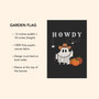 Western Cowboy Ghost Halloween Flag For Yard - Festive Outdoor Decor For Spooky Season