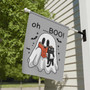 Spooky Halloween Ghost Flag - Cute Boo Decor For Cat Loving Garden