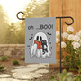 Spooky Halloween Ghost Flag - Cute Boo Decor For Cat Loving Garden