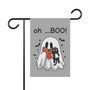 Spooky Halloween Ghost Flag - Cute Boo Decor For Cat Loving Garden