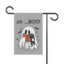 Spooky Halloween Ghost Flag - Cute Boo Decor For Cat Loving Garden