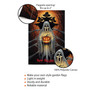 Creepy Ghost Halloween Garden Flag For Spooky Yard Decor - Haunted Outdoor Decoration For A Frightful Ambiance