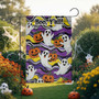 Cute Halloween Ghost And Pumpkin Garden Flag - Fun Outdoor Decor For a Spooky Southern Fall