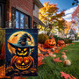Double-Sided Halloween Jack O' Lantern Garden Flag 12x18 - Holiday Outdoor DéCor For Yard