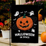 Halloween Pumpkin Garden Flag – Spooky Season Outdoor Yard Décor for Fall