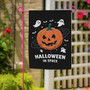 Halloween Pumpkin Garden Flag – Spooky Season Outdoor Yard Décor for Fall