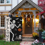 Spooky Skeleton-Themed Halloween Garden Flag - 12x18 Double Sided Burlap DéCor For Outdoor Seasonal Display