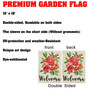 Just Waiting For Halloween Witchy Garden Flag - Spooky Cat Design For Fall Decorations