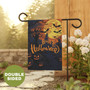 Spooky Pumpkin Halloween Garden Flag For Mom - Autumn Outdoor Yard Decor With Jack-O-Lanterns And Bats