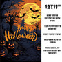 Spooky Pumpkin Halloween Garden Flag For Mom - Autumn Outdoor Yard Decor With Jack-O-Lanterns And Bats
