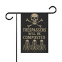 Spooky Skeleton Halloween Flag - Unique Outdoor Yard Art For Halloween