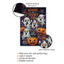 Spooky Halloween Garden Flag - Cute Ghost & Pumpkin Yard Sign For Trick Or Treat Outdoor Decorating