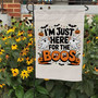 Funny Boo Pumpkin Ghost Halloween Flag For Goth Garden DéCor