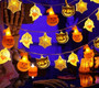 Spooky Halloween LED Lights With Black Cat And Pumpkin Theme - Indoor Outdoor DéCor