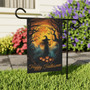 Spooky Witch Halloween Garden Flag For Yard And Porch Fall DéCor