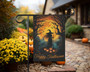 Spooky Witch Halloween Garden Flag For Yard And Porch Fall DéCor