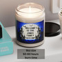 Custom Halloween Soy Candle – “Welcome to the Asylum” Spooky Name Decor Gift