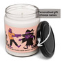 Personalized Halloween Soy Candle - Spooky Gift For Autumn Decor