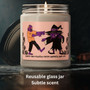 Personalized Halloween Soy Candle - Spooky Gift For Autumn Decor