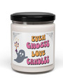 Cute Ghost Halloween Candle - Soy Wax For Fun Fall Decor