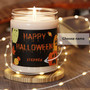 Personalized Halloween Soy Wax Candle - Custom Name Autumn Decor For Spooky Season Gifting