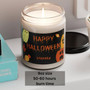 Personalized Halloween Soy Wax Candle - Custom Name Autumn Decor For Spooky Season Gifting