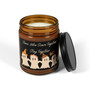 Personalized Halloween Ghost Candle - Spooky Family Soy Wax For Decor