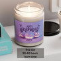 Custom Name Halloween Candle - Spooky Fall Decor Gift With Soy Wax For Autumn