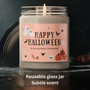 Custom Soy Wax Halloween Candle - Spooky Season Gift For Autumn Decor
