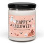 Custom Soy Wax Halloween Candle - Spooky Season Gift For Autumn Decor