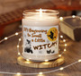 Humorous Witch Soy Candle For Halloween - Fall Decor With Witchy Vibes