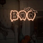 Custom Spooky Bat LED Light Sign For Halloween - Boo Theme Bedroom And Dorm Decor