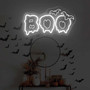 Custom Spooky Bat LED Light Sign For Halloween - Boo Theme Bedroom And Dorm Decor