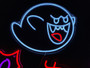 Spooky "Boo" Halloween Neon Sign – LED Party or Mancave Wall Decor
