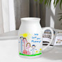Thoughtful Custom Kids Drawing Ceramic Flower Vase For Mom Or Grandma - Perfect Mother's Day Gift