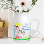 Thoughtful Custom Kids Drawing Ceramic Flower Vase For Mom Or Grandma - Perfect Mother's Day Gift