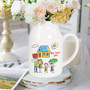 Personalized Drawing Ceramic Flower Vase Gift - Kids Art For Mother's Day, Thoughtful Gift For Mom Or Grandma
