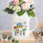 Personalized Drawing Ceramic Flower Vase Gift - Kids Art For Mother's Day, Thoughtful Gift For Mom Or Grandma