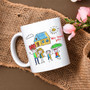 Personalized Drawing Ceramic Flower Vase Gift - Kids Art For Mother's Day, Thoughtful Gift For Mom Or Grandma