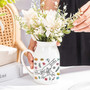 Personalized Grandma Ceramic Flower Vase For Grandma's Garden - Thoughtful Gift From Grandkids For Mother's Day