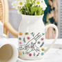 Personalized Grandma Ceramic Flower Vase For Grandma's Garden - Thoughtful Gift From Grandkids For Mother's Day