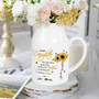 Heartfelt Mother's Day Ceramic lower Vase - Personalized From Mom To Daughter