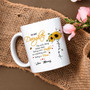 Heartfelt Mother's Day Ceramic lower Vase - Personalized From Mom To Daughter