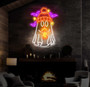 Halloween Ghost Coffee Neon Sign - Spooky Wall Art For Fall Coffee Lovers