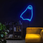 Ghost Neon Sign – LED Halloween Wall Decor for Kids' Rooms or Spooky Fun Spaces