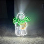 Halloween Ghost Plant Neon Sign For Plant Lovers - Cute Wall Hanging For Mom's Indoor DéCor