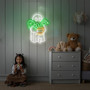 Halloween Ghost Plant Neon Sign For Plant Lovers - Cute Wall Hanging For Mom's Indoor DéCor