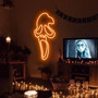 Scream Ghostface Neon Sign – Spooky LED Halloween Wall Decor for Horror Fans