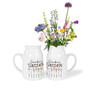 Personalized Grandma's Garden Ceramic Flower Vase With Custom Birth Month Flowers - Thoughtful Mother's Day Gift