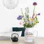 Personalized Grandma's Garden Ceramic Flower Vase With Custom Birth Month Flowers - Thoughtful Mother's Day Gift
